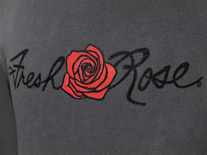 Large Print Signature Rose Logo Hoodie