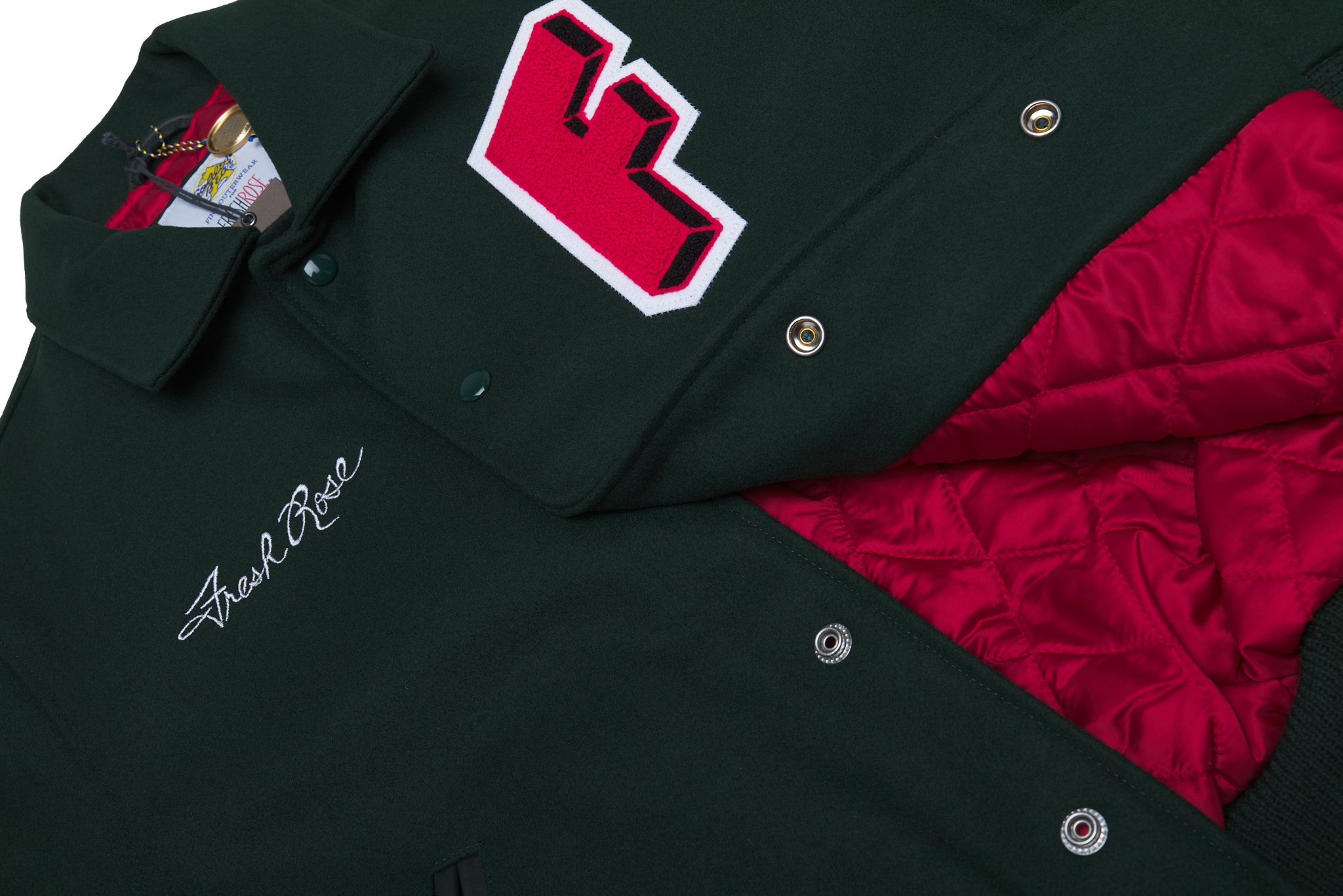 Signature Rose Logo Letterman